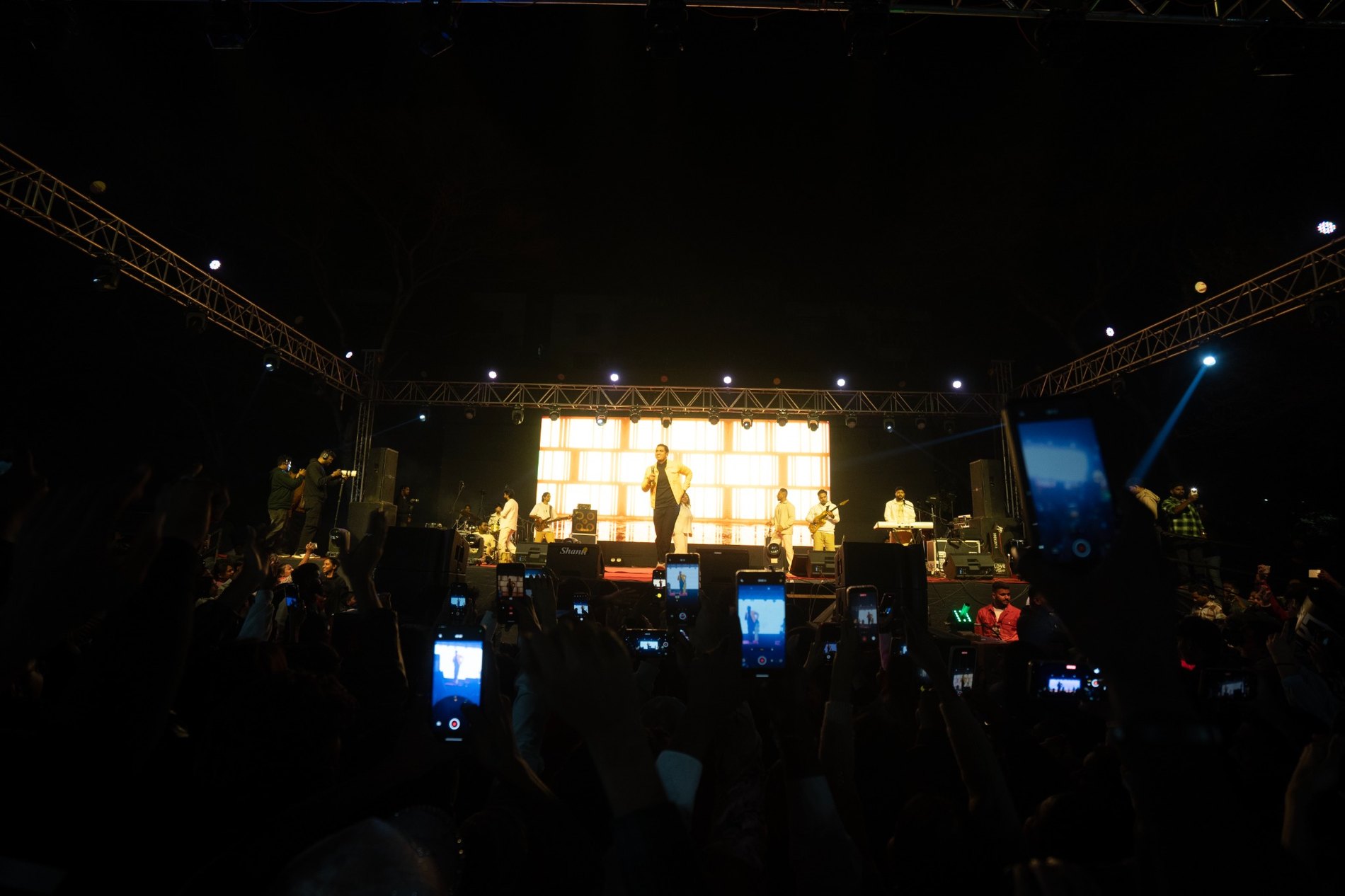 Concert crowd